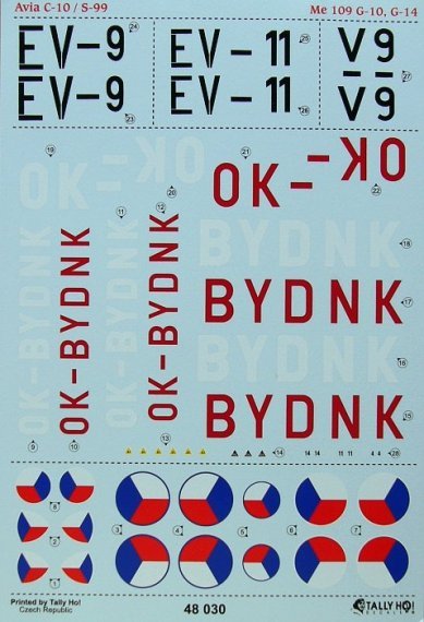 1/48 Avia C-10/ S-99/ Me-109 G-10