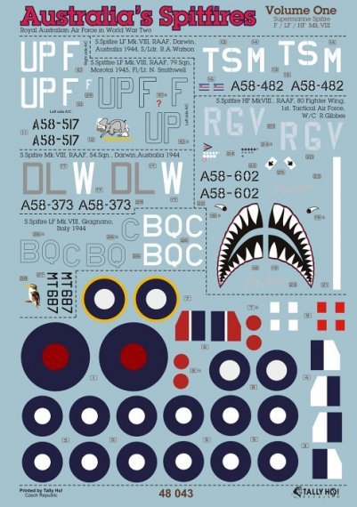 1/48 RAAF Spitfires Mk.VIII Vol. 1