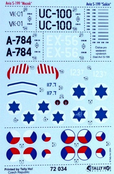 1/72 Avia S-199 Mezek/Sakin