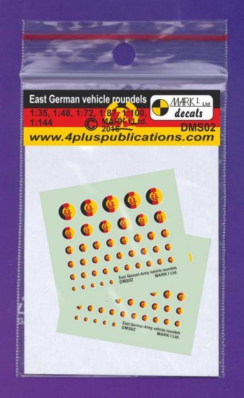 1/144 East German vehicles roundels