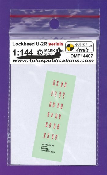1/144 Lockheed U-2R serial numbers