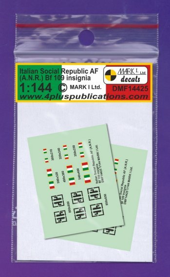1/144 Messerschmitt Bf-109 Italian Social Republic ANR Insignia,