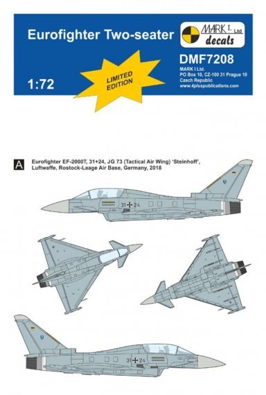 1/72 Decals Eurofighter Two-seater
