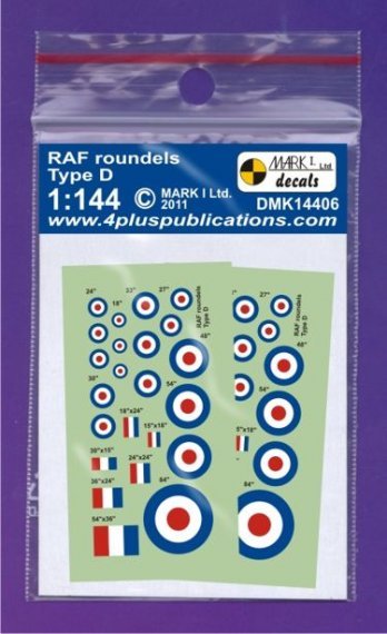 1/144 RAF Type D, 2 sets