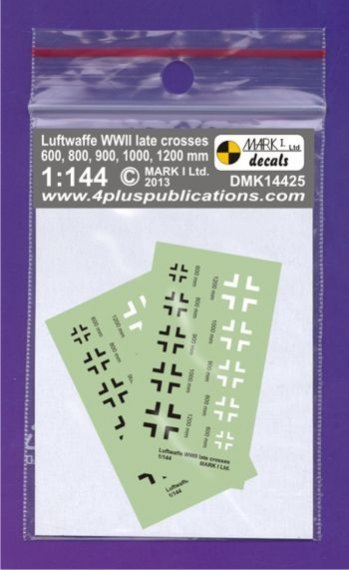 1/144 Luftwaffe Balkenkreuz late type