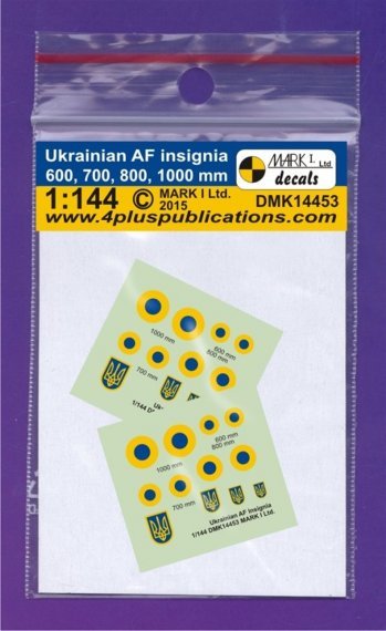 1/144 Decals Ukrainian AF insignia