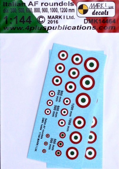 1/144 Italian AF roundels , 2 sets