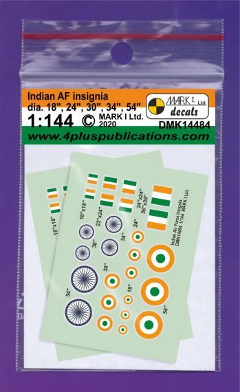 1/144 Indian Af insignia, 2 sets