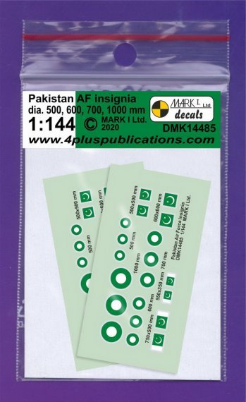 1/144 Pakistani Af insignia, 2 sets