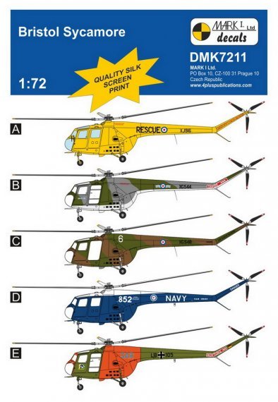 1/72 Bristol Sycamore for S&M, Df HeloStuff, Cmr