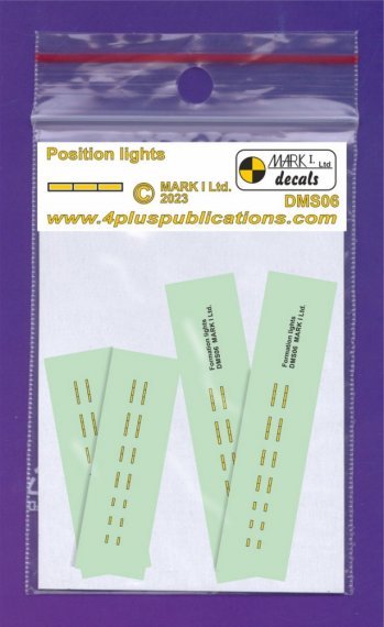 Formation lights 2 sets decal