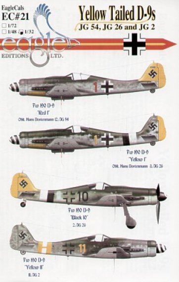Eagle Cal D�cals 1/32 Focke-Wulf Fw-190D-9 JG 54/JG 26