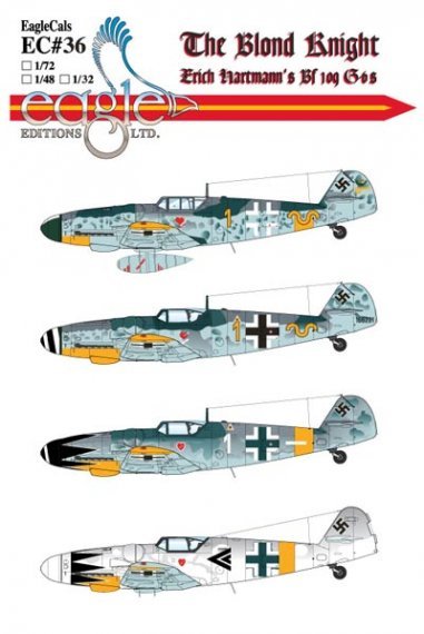 1/32 Messerschmitt Bf-109G-6 Erich Hartmanns