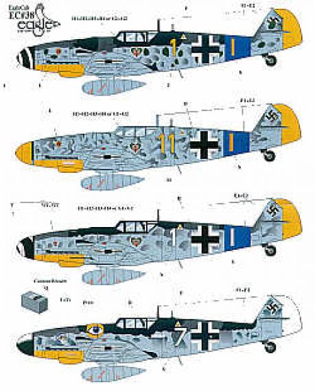 Eagle Cal 1/32 D�cals Messerschmitt Bf-109G-5/G-6