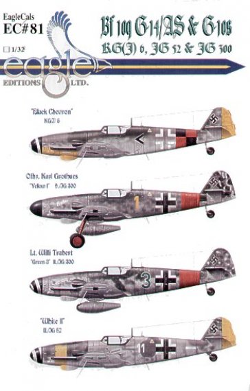 Eagle Cal D�cals Messerschmitt Bf-109G-14/G-10 1/32