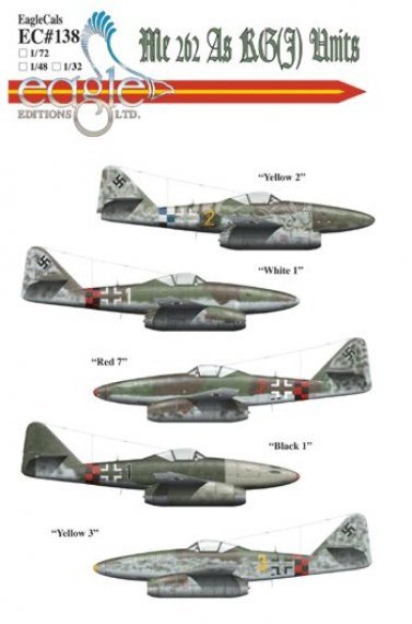1/32 Messerschmitt Me 262 As of KG(J) Units