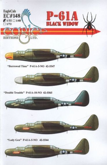 1/32 Northrop P-61A Black Widows