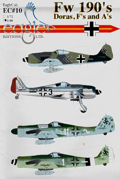 Eagle Cal 1/48 D�cals Focke-Wulf Fw-190 A/D/F
