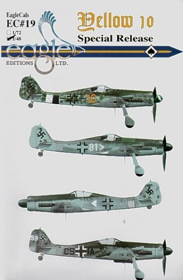 Eagle Cal 1/48 Focke-Wulf Fw-190D d�calcomanies 1945