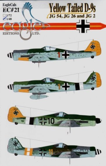 Eagle Cal 1/48 D�cals Focke-Wulf Fw-190D-9 JG 54/JG 26