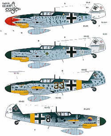 Eagle Cal D�cals 1/48 Messerschmitt Bf-109G-6 JG50 JG302
