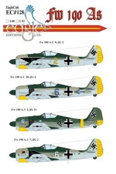 Eagle Cal D�cals Focke-Wulf Fw-190A 1/48
