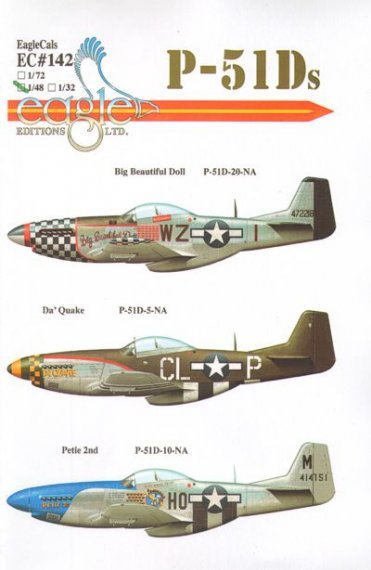 1/48 P-51D Mustang Pt 4 (78th FG, 55th FG, 352nd FG)