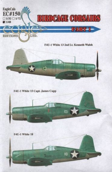 1/48 Vought F4U-1 Birdcage Corsairs Part one