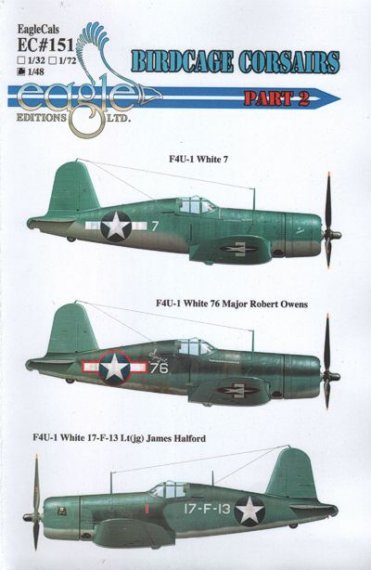 1/48 Vought F4U-1 Birdcage Corsairs Part two