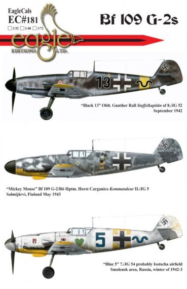 1/48 Messerschmitt Bf-109G-2s
