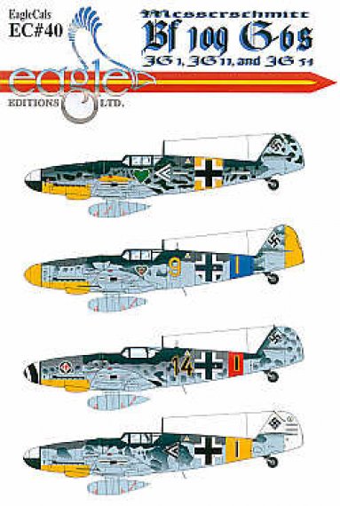 Eagle Cal 1/72 D�cals Messerschmitt Bf-109G-6