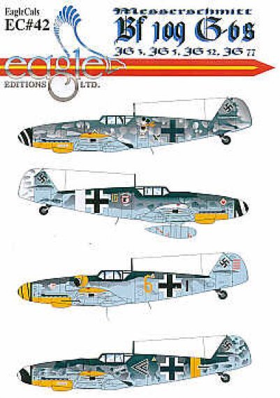 EagleCals 1/72 D�cals Messerschmitt Bf-109G-6