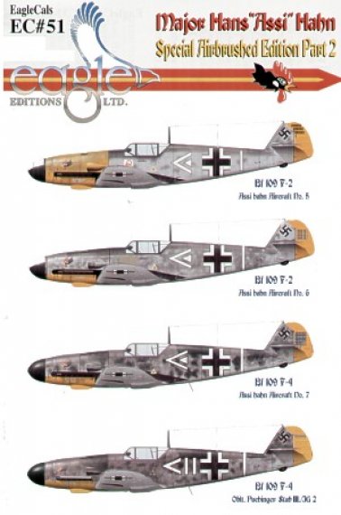 Eagle Cal 1/72 Bf-109F Hans Hahn JG 2 France 1941