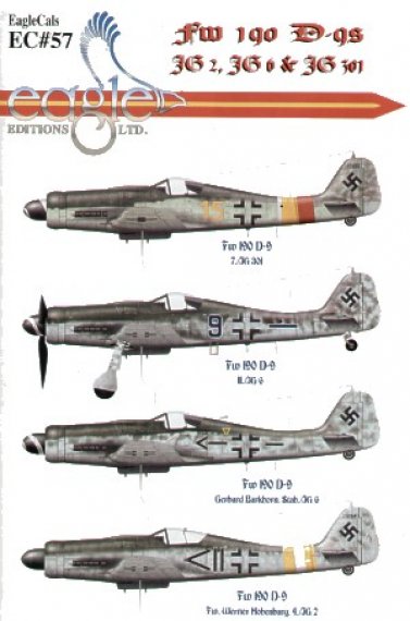 Eagle Cal D�cals 1/72 Focke-Wulf Fw-190D-9 Luftwaffe