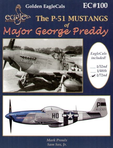 Eagle Cal P-51 Mustang George Preddy 1/72 D�calcomanies
