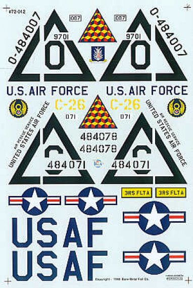 D�cals 1/72 Boeing KB-29P/SB-29A Superfortress - 4 marquages
