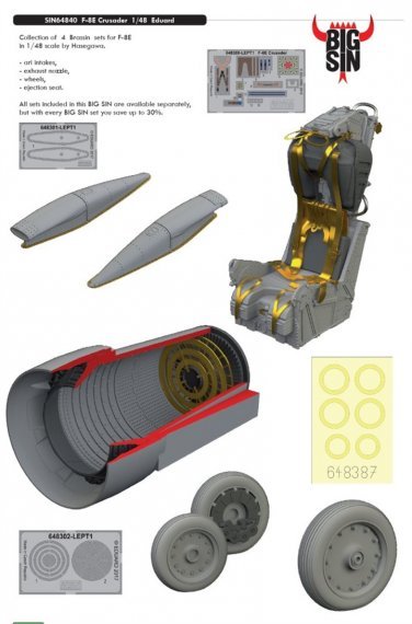 BIGSIN 1/48 F-8E Crusader