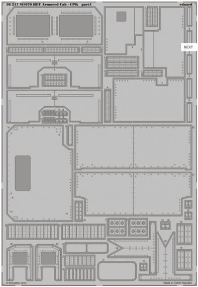 1/35 M1070HET Armored Cab  CPK (HOBBYB