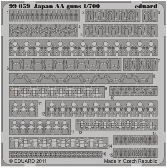 1/700 IJN AA guns