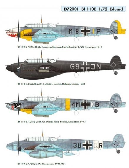 1/72 Bf 110E (EDU)