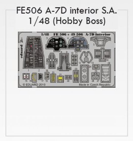1/48 A-7D interior S.A. (HOBBYB)