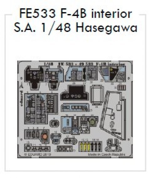1/48 F-4B interior S.A. (HAS)