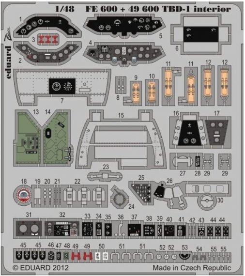 1/48 TBD-1 interior S.A. (G.W.H.)