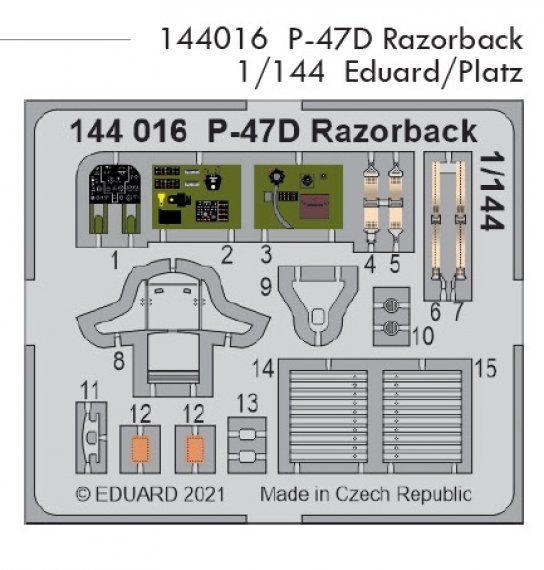 1/144 SET P-47D Razorback