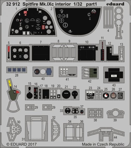 SET Spitfire Mk.IXc interior