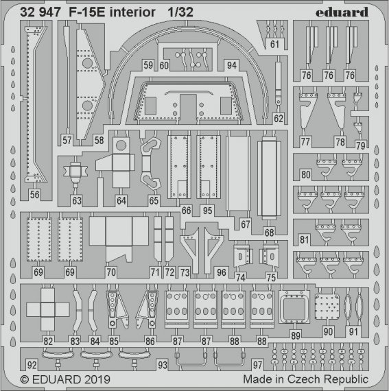 1/32 SET F-15E interior