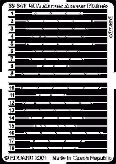 M-1A Abrams armour fittings  (DRA)