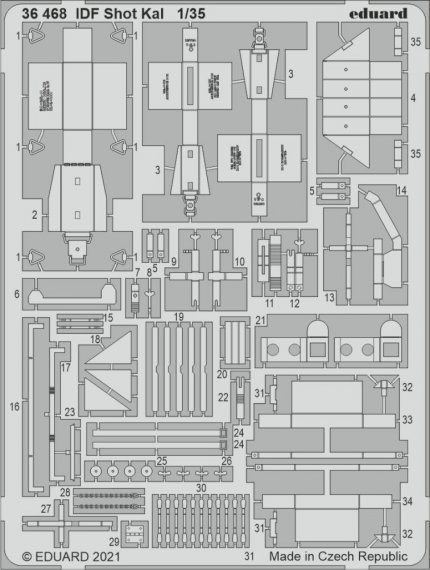 1/35 SET IDF Shot Kal