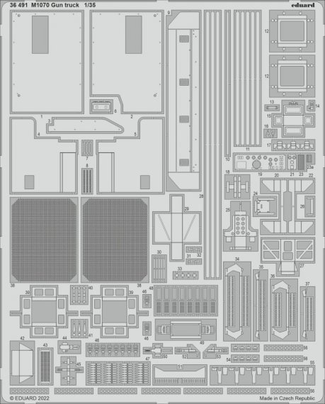 1/35 SET M1070 Gun truck