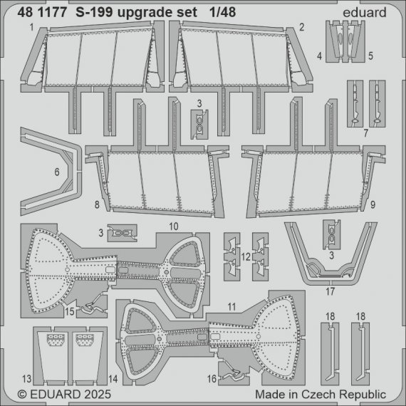 1/48 SET S-199 upgrade set for Eduard